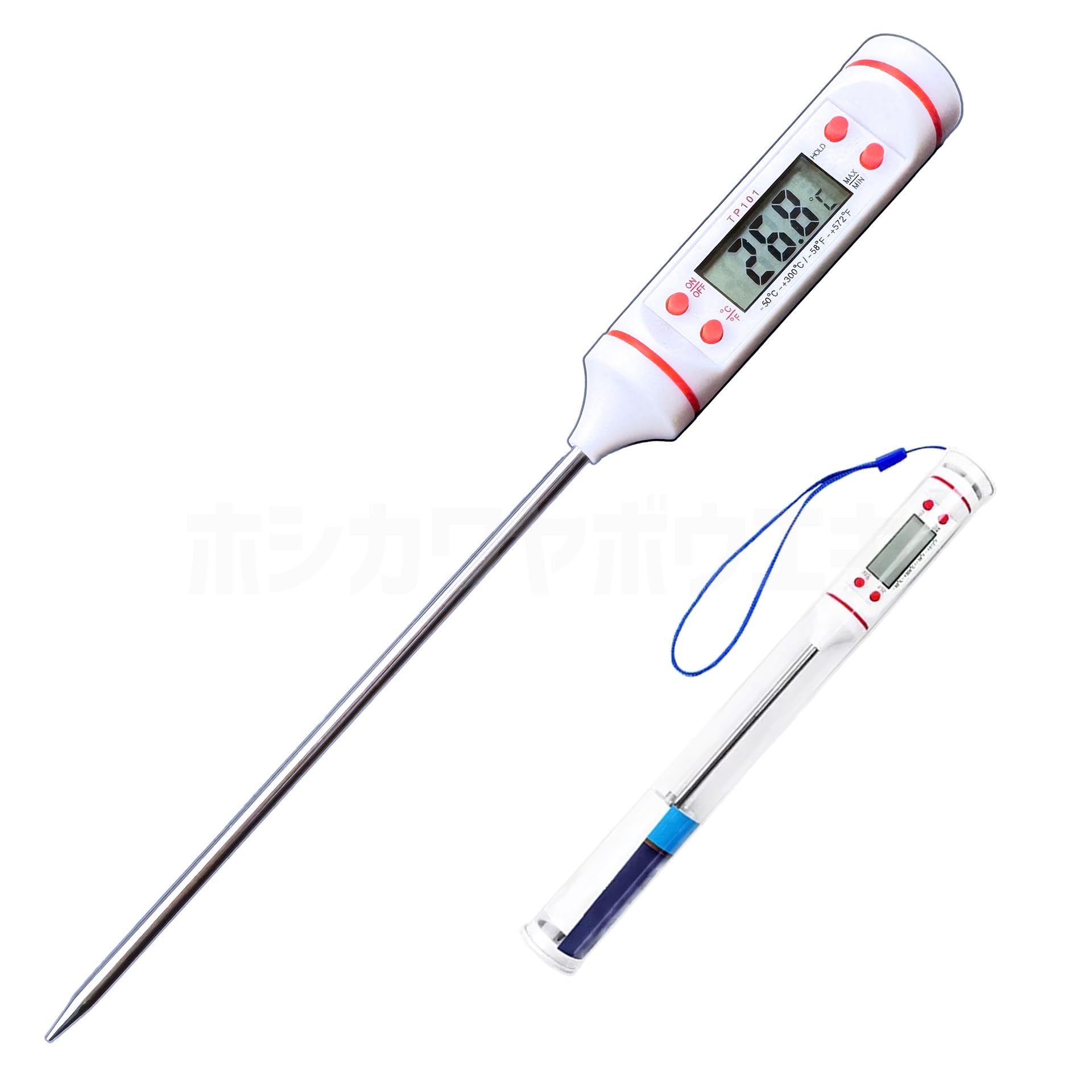 Amazon.co.jp: 工業用 デジタル 温度計 サーモメータ― 電池付 エアコン